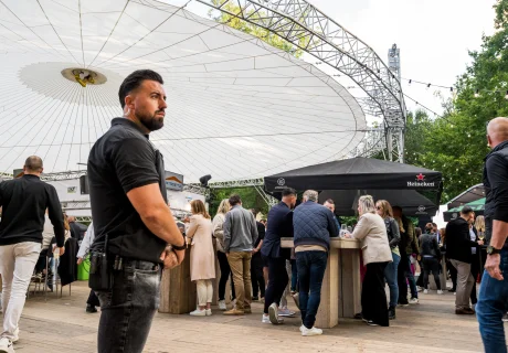Beveiliging op festivals